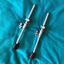 Vintage Retro Bass Drum Füße Spurs (Schlagzeug, Drums, Zubehör, Teile)