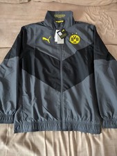 BVB Borussia Dortmund Prematch Jacke Gr L Puma NEU mit Etikett