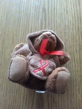 Clemens Teddy Aids 2009 rote Schleife Plüsch weich kuschelig Spieltiere #LB462