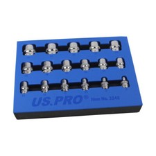 US PRO 17-teiliges 3/8 Zoll