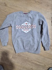 DSQUARED2 TWINS SWEATSHIRT GR 128 10-12 Jahre Junge Grau Pullover