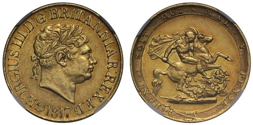 Georg iii 1817 sovereign - georg,