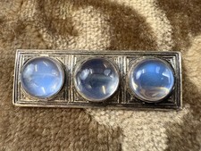 Antike Brosche aus Silber (900) Vintage, bzw. Art Deco, Mondstein