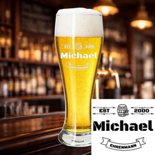 Personalisiertes Bierglas /