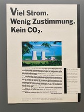 Kernenergie Strom Atomkraftwerk 90s retro 1994 Vintage Ad Werbung Reklame