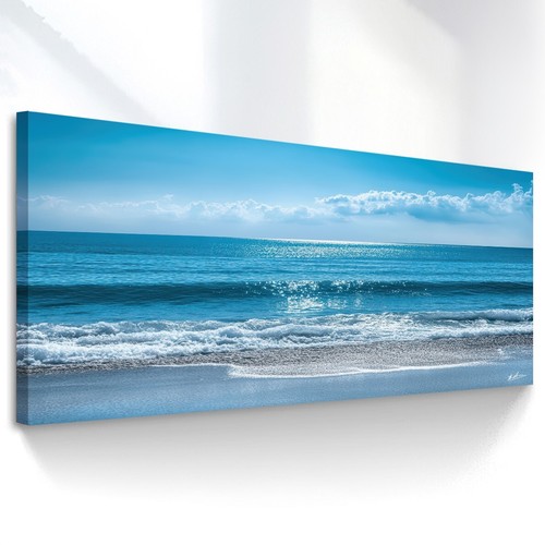 Panorama leinwand bild strand - panorama,