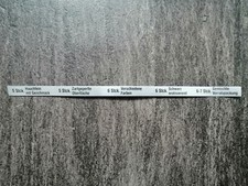 3er Set Klebestreifen silber