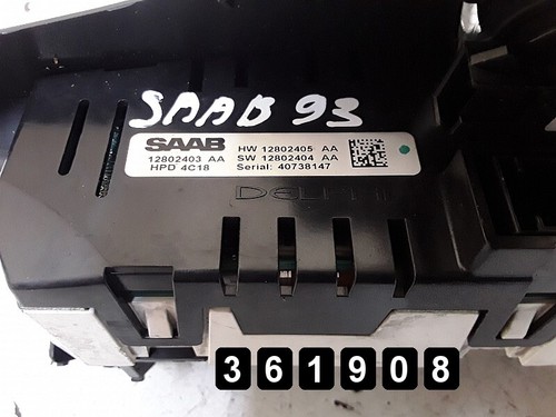 2003 saab display - 9-3,