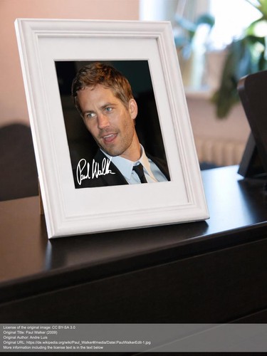 Repro autogramm paul walker - repro-autogramm,