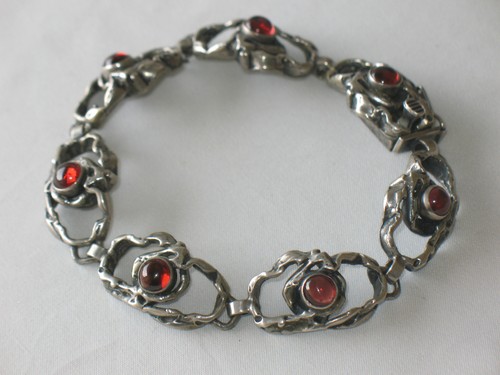 Jugendstil 835 silber armband - jugendstil,