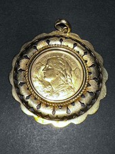 Goldanhänger mit 20 Franken