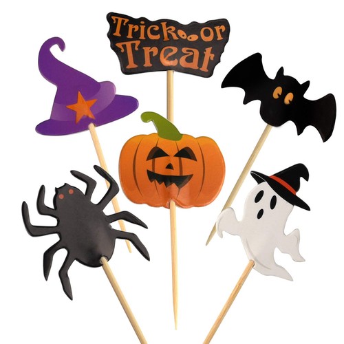 Halloween cupcake topper - halloween,