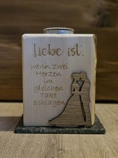 Handmade Zirben-Teelicht