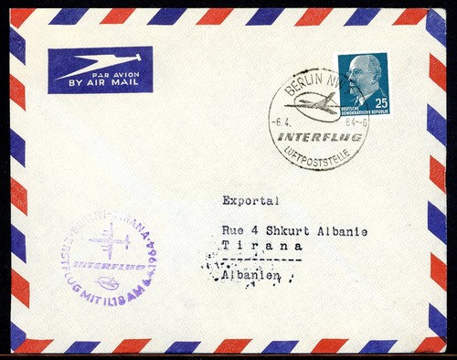 Ddr interflug erstflug - ddr,