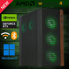 Mesh Gaming PC - AMD Ryzen 7 5700X3D, 32GB RAM, 1TB SSD, RTX 4060, W11, WLAN+BT