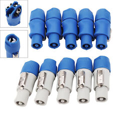 10 Set Neutrik Powercon Typ A Nac3Fca +Nac3Mpa-1 Gehäuse Stecker Panel Adapter