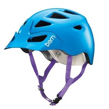 Bern Helm Prescott Zipmold -Visor MTB-Helm, DamenFahrradhelm 55,5-58cm, blau 