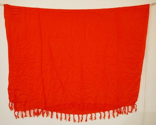 Pareo tuch sarong orange uni - tuch,