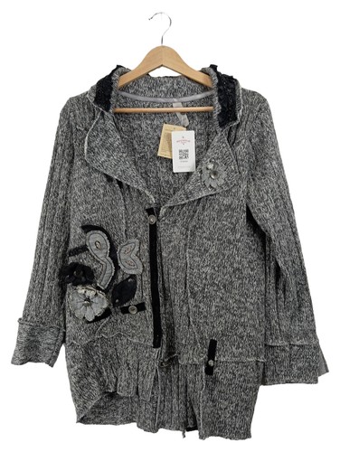 Tredy strickjacke 38 grau - strickjacke,