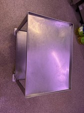 Aluminium Tisch Ca. 80x60cm