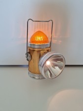 Warnleuchte Pannenlampe aus Blech 6V