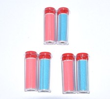 6er Set Ersatzrollen für Pediküregerät Micropedi Mini blau & rot EMJOI NEU *