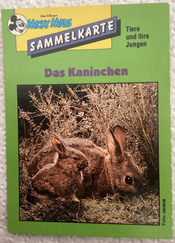 Micky maus sammelkarten tiere - sammelkarten,