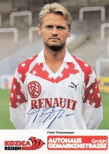 Frank Thommessen - Autogramm signiert Rot-Weiß Essen