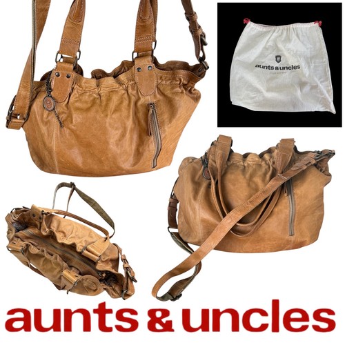 Aunts uncles leder braun - leder,