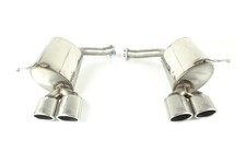 Edelstahl Sportauspuff Endschalldämpfer für Mercedes E-Klasse W211 95x65mm