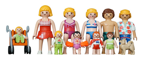 Playmobil familie hauser - familie,