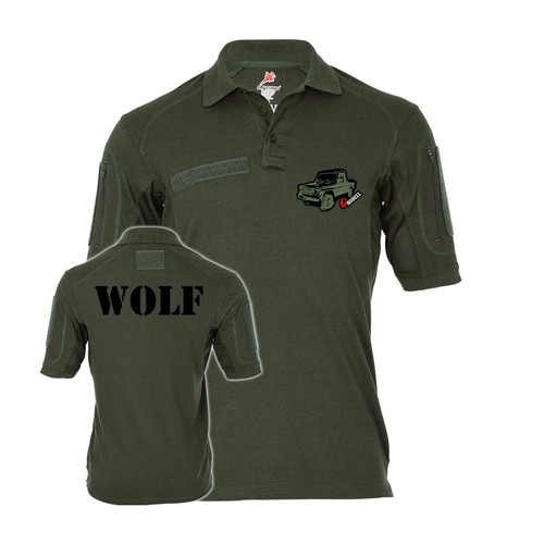 Tactical poloshirt oliv - wolf, g