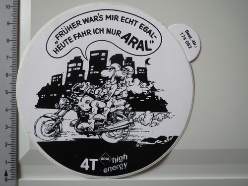 Aufkleber sticker aral high - aufkleber,