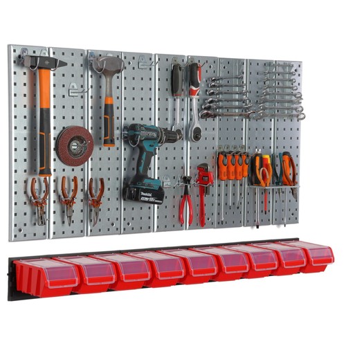 Werkzeugwand 117x72 metall - werkzeugwand,