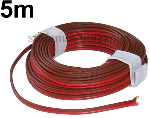 Litze rot braun adrig - rot-braun, 2-adrig