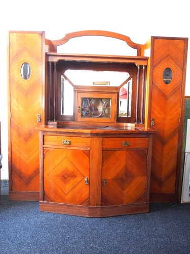 Jugendstil anrichte nussbaum - anrichte,