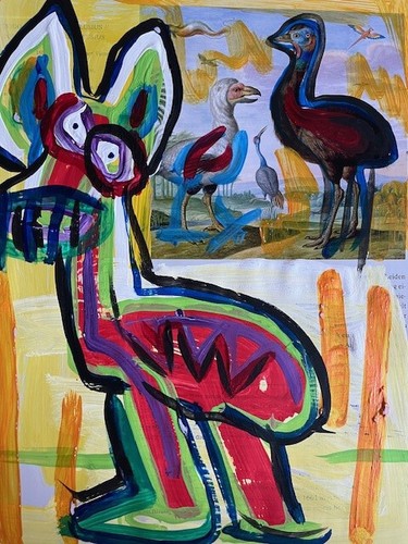 Vogel kunst pop - vogel,