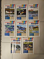8 Zeitschriften modell flieger von 12-2007/01-2008 bis 04-05/2009 Flugmodellspor