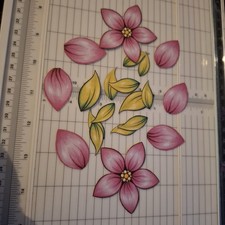 Papier Blumen, Blüten &