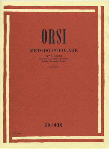 Metodo popolare sopranino - metodo,