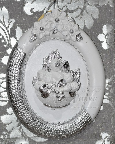 Spitzenbild oval nachttisch - spitzenbild,