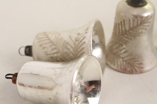 Glocken silber tannenzweig - silber,