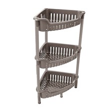 Kunststoff Obstkorb Ständer 3-stufig großes Gemüseregal Küche Aufbewahrungsschrank