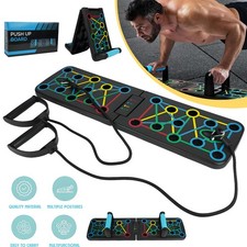 Liegestützebrett Liegestütze Brett Push Up Board mit Griff Tragbar Fitnessgeräte