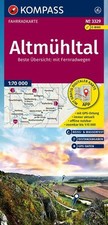 Kompass fahrradkarte 3329 - kompass,