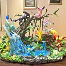 Pokemon Evoli Aquana  Eeveelution Figur Anime PVC Action Figure Statue Modell 