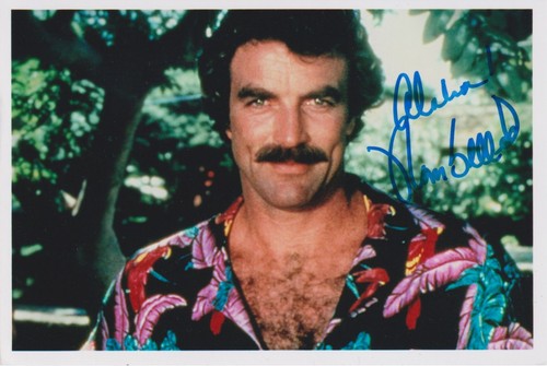 Tom selleck original autogramm - selleck,