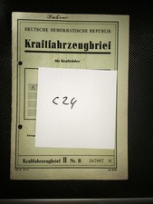 DDR Kfz Brief IWL Berlin SR 59