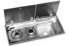 Dometic MO9722R Kocher-Spülenkombination, 2-flammig