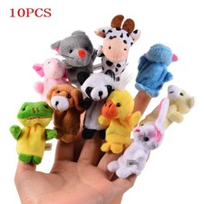 10 Stück Fingerpuppe Cartoon Tier Fingerpuppe Kinder Mini Plüsch Spielzeug DHL
